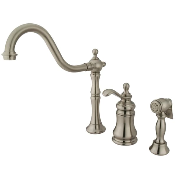 KS7808TPLBS Widespread Kitchen Faucet, Brushed Nickel